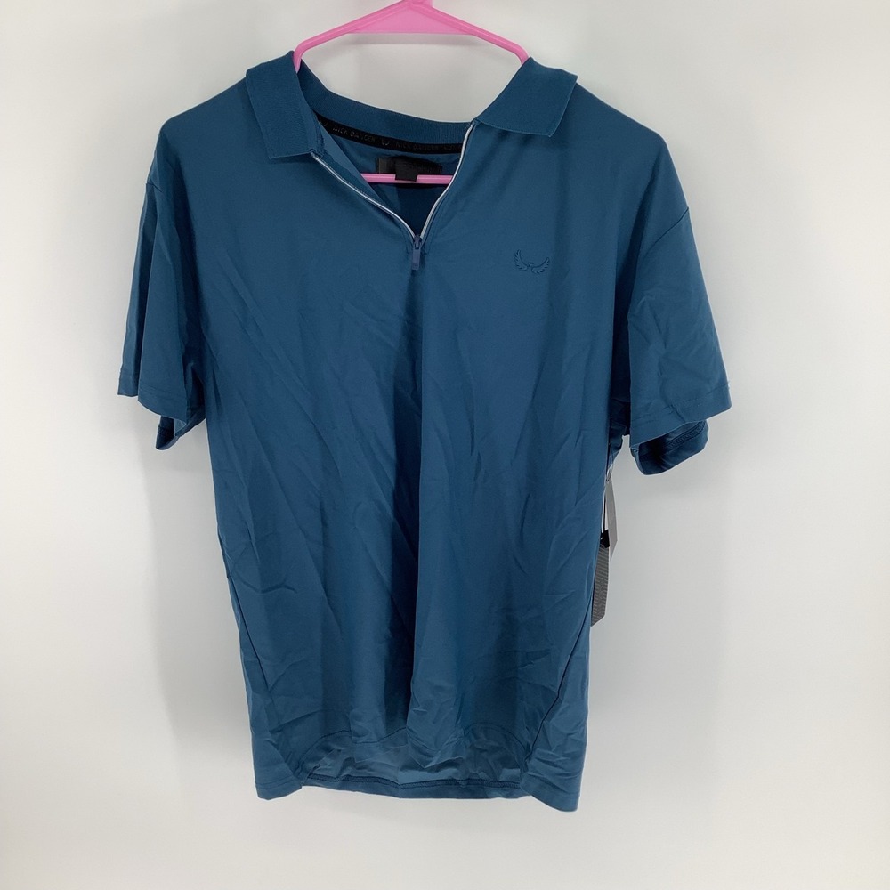 Nick Danger Performance Polo Shirt Short Sleeve Stretch Golf Sz L